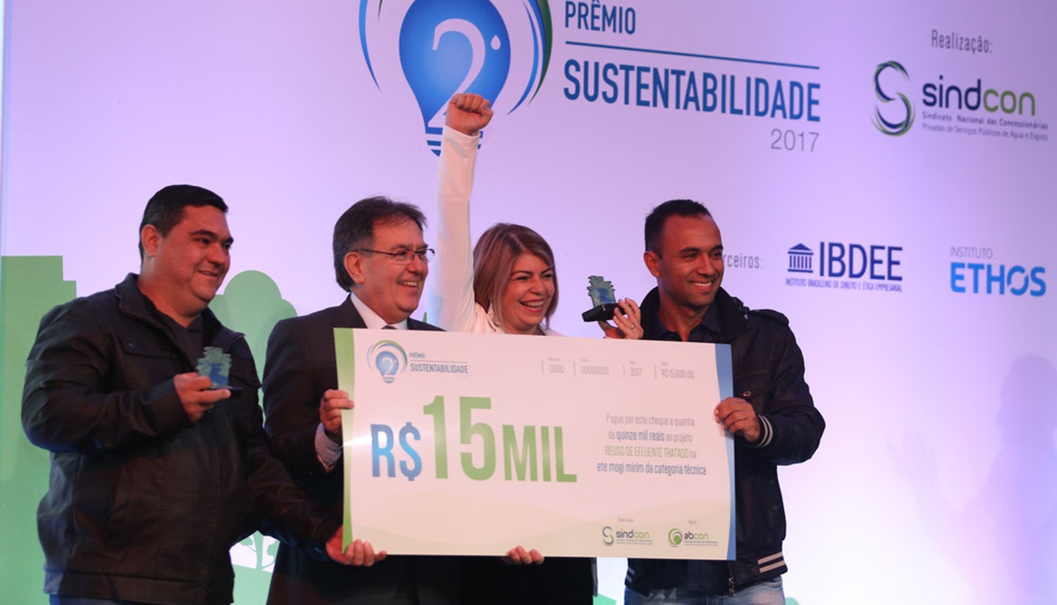 1ª colocada na categoria, Sesamm recebe prêmio no Museu da Casa Brasileira em São Paulo