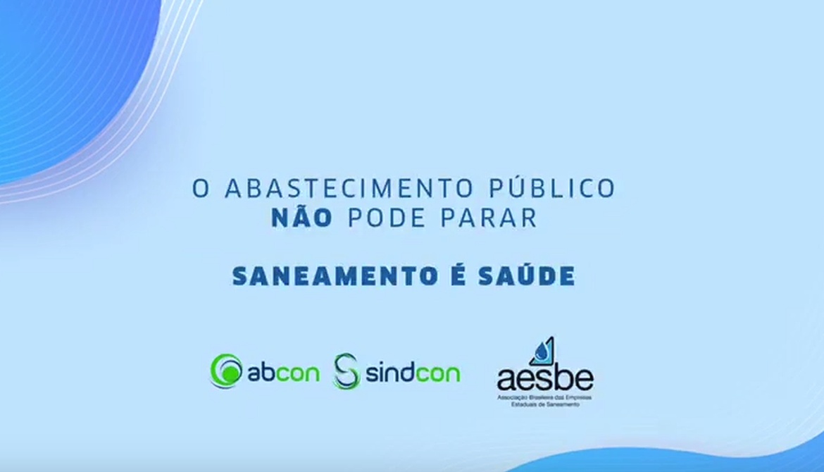 Campanha: Saneamento não pode parar