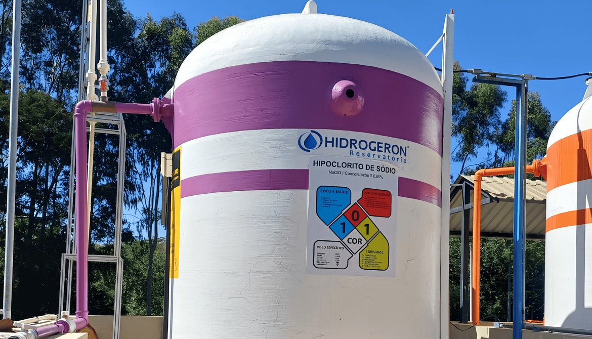 Sesamm aprimora sistema com produção de Hipoclorito de Sódio a partir de água de reúso